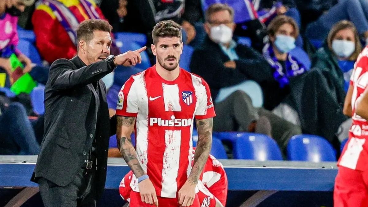 Diego Simeone y Rodrigo De Paul no pasan su mejor momento.&nbsp;