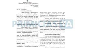 El fallo de la Cámara que confirma el sobreseimiento a Federico Bal en la causa con Barbie