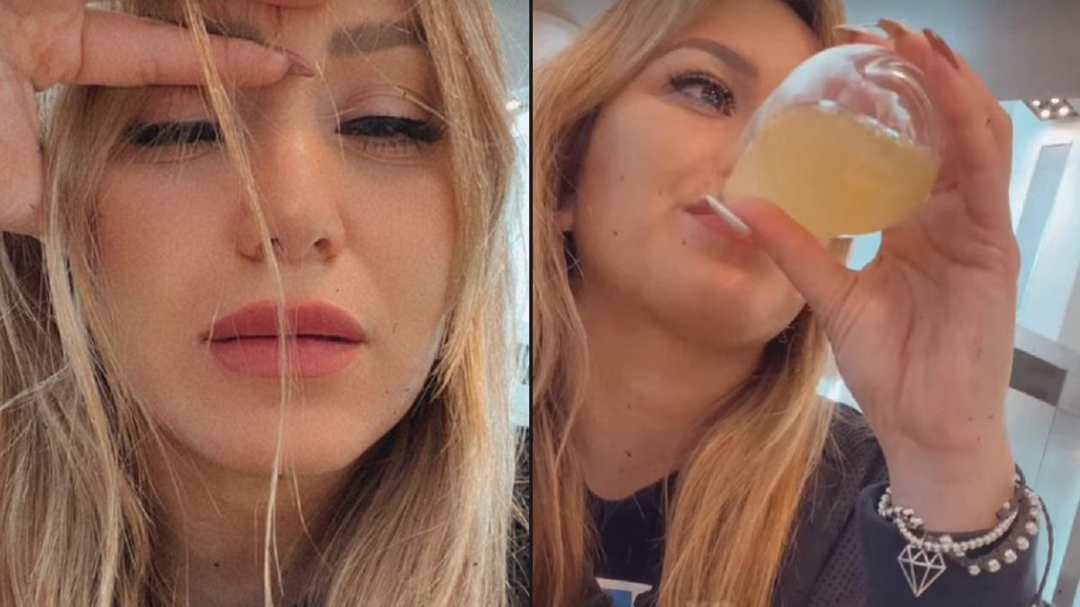 Karina La Princesita se mostró en un video tomando alcohol sola y alertó a sus fans: Peligro