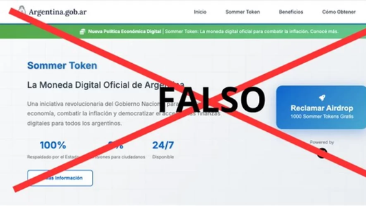 Hackearon un viejo sitio oficial y lanzaron una criptomoneda trucha contra la inflación: la respuesta del Gobierno