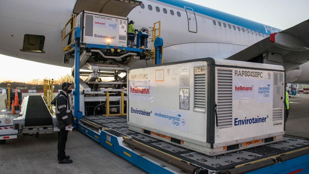 Llegaron al país otras 768.000 vacunas de Sinopharm.