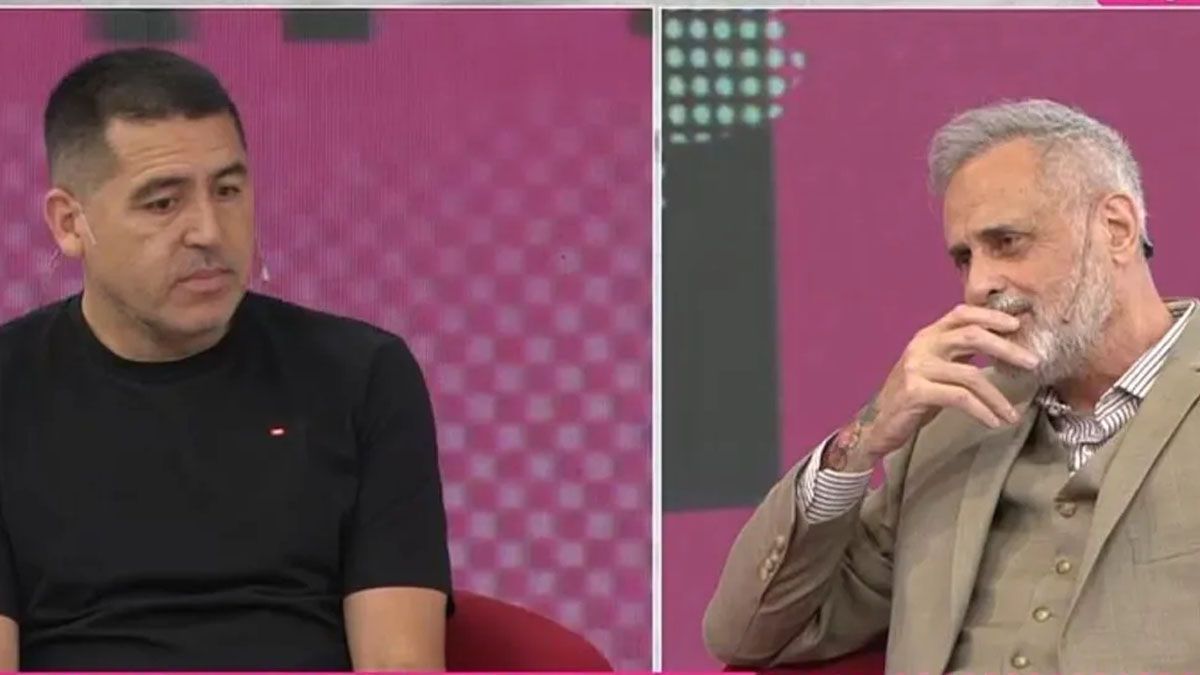 Juan Román Riquelme y Jorge Rial&nbsp;