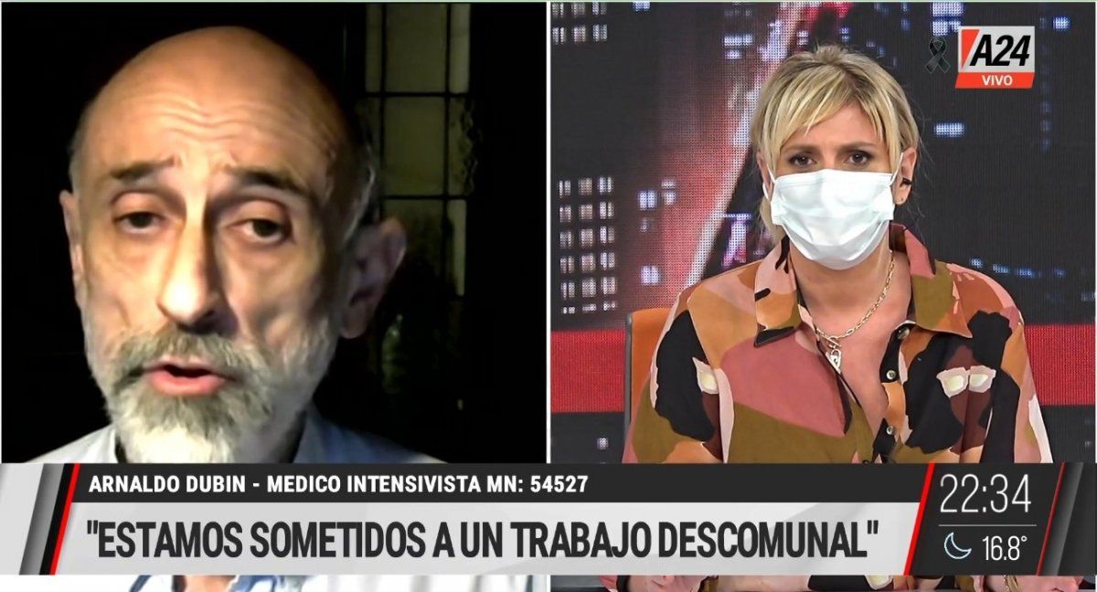 Médicos intensivistas en alerta por la segunda ola de coronavirus: Lo único que se puede hacer es una cuarentena estricta