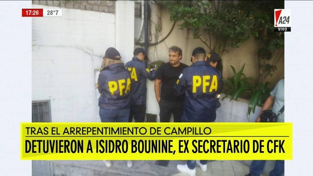 Cuadernos K: Campillo se convirtió formalmente en el nuevo arrepentido y detuvieron al ex secretario de CFK