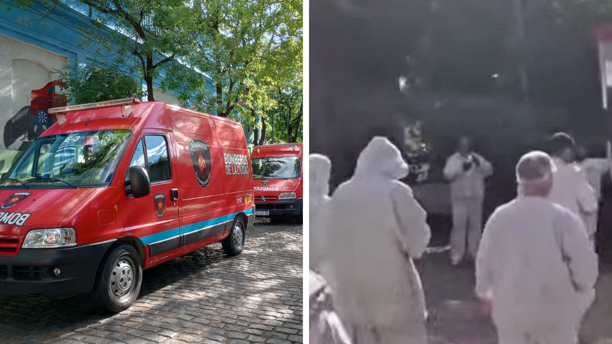 12 operarios del frigorífico debieron ser hospitalizados por la explosión en Barracas (Foto: Gobierno de la Ciudad-Captura A24).