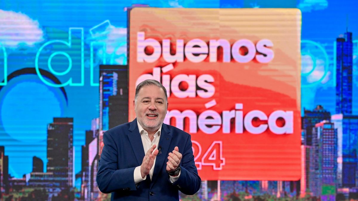 Fabián Doman debutó en la conducción de Buenos Días América (Foto: prensa América TV).