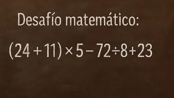 Desafío matemático: la cuenta parece sencilla, pero muchos cometen un error frecuente
