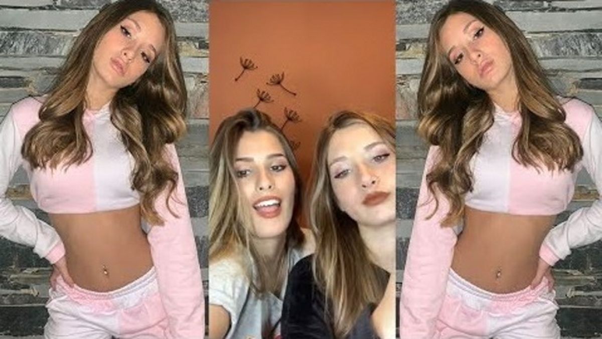 Las hermanitas Julieta y Lola Poggio, modelos e influencers.&nbsp;
