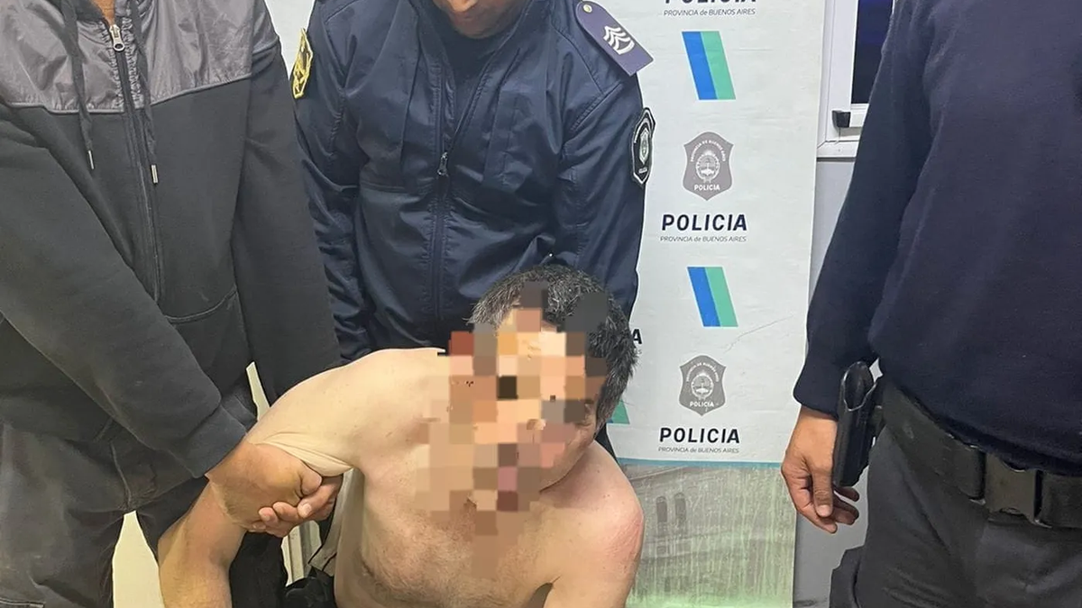 El agresor, de 53 años, secuestró a su hija y a dos nietos durante dos días en City Bell. (Foto: 0221)