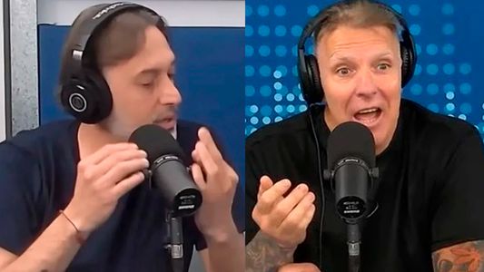 La reacción de Alejandro Fantino junto a su amigo Tronco tras su feroz pelea al aire