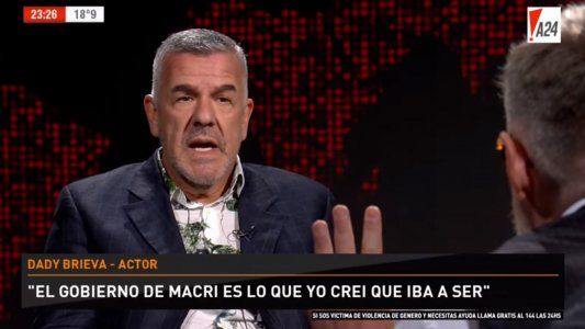 Dady Brieva, sobre las denuncias por corrupción contra el kirchnerismo: ¿Y si no se robaron nada?