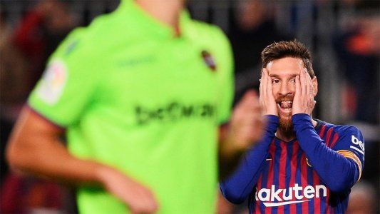 Barcelona le ganó 3-0 al Levante por la Copa del Rey con un gol y dos asistencias de Messi