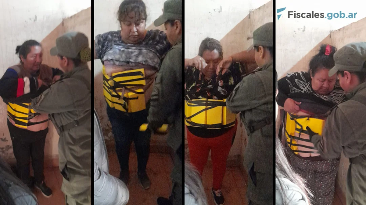 Condenaron a nueve mujeres y declaran culpable a una adolescente por transportar cocaína pegada en sus cuerpos.