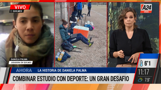 Futbolista de Quilmes rindió un examen en medio de un partido