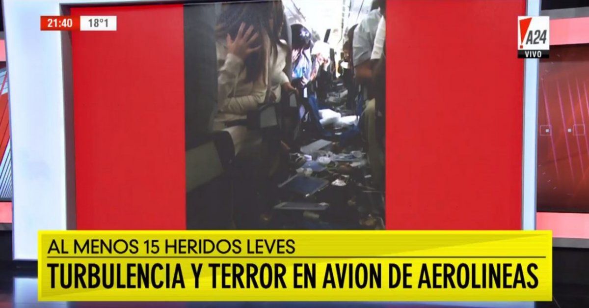 Turbulencia de terror: un avión de Aerolíneas Argentinas se sacudió con violencia y dejó varios heridos