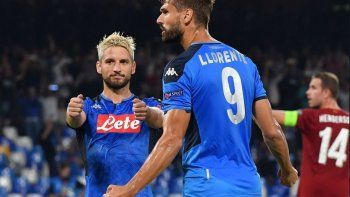 Champions League: Napoli dio la sorpresa de la jornada y le ganó 2-0 en Italia al Liverpool campeón