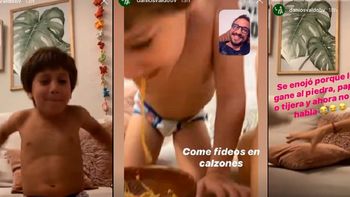 Daniel Osvaldo habló por videollamada con Momo... ¡Y hubo un inesperado final!