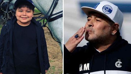 El triste dibujo de Dieguito Fernando a Diego Maradona