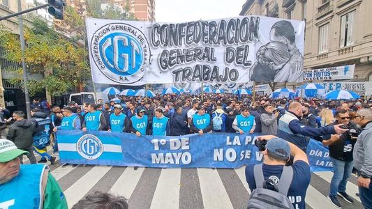La CGT se moviliza hoy por el Día del Trabajador con críticas al Gobierno: a qué hora y cuál será el recorrido