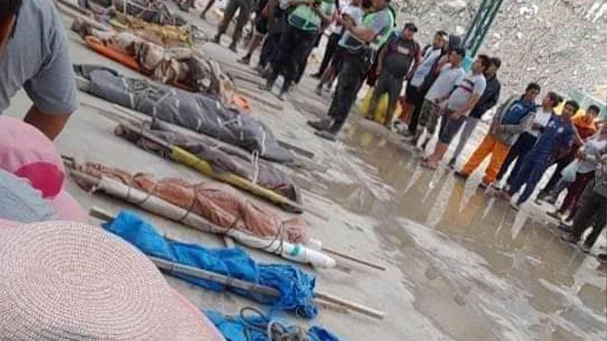 M&aacute;s de 40 muertos es el saldo hasta el momento del alud en el sur de Per&uacute; (Foto: Gentileza El comercial)