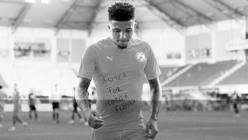La FIFA le pidió a la Bundesliga que no sancione a los futbolistas que homenajearon a George Floyd