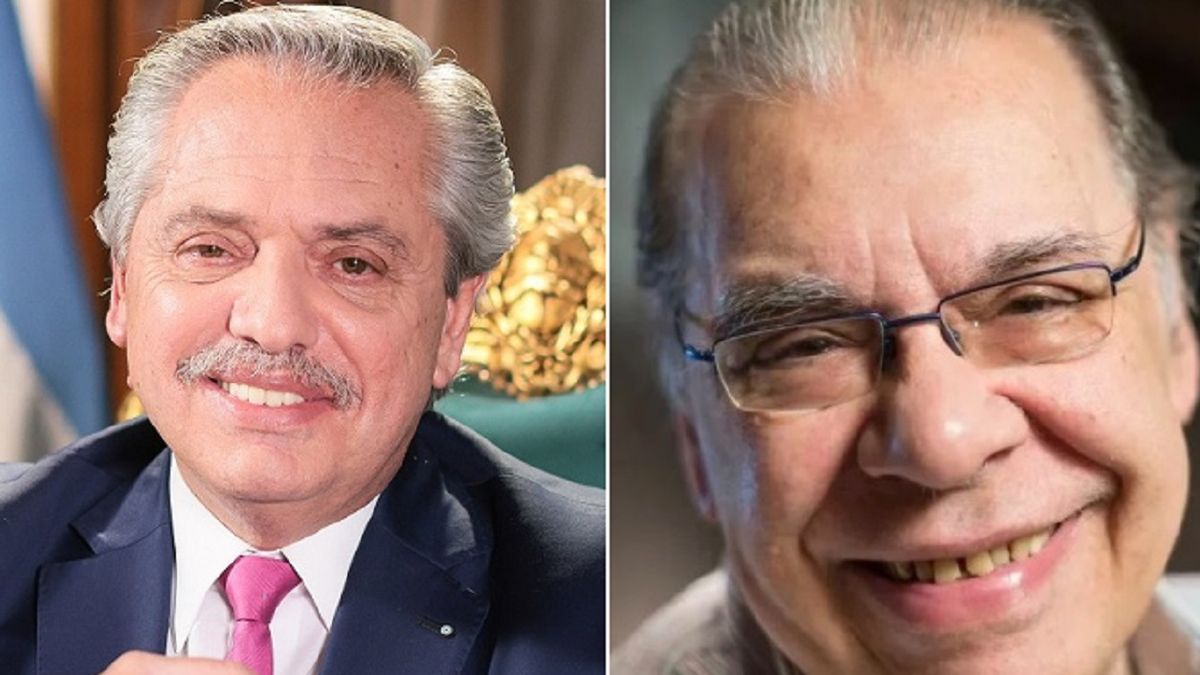 Alberto Fernández se refirió a la muerte de Enrique Pinti