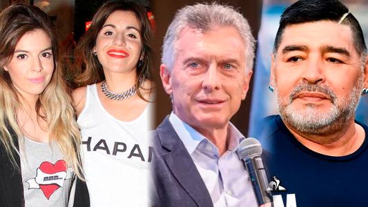 Dalma y Gianinna cruzaron con todo a Mauricio Macri por su feroz crítica a Maradona