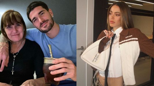 El sorprendente gesto de Mónica, la mamá de Rodrigo De Paul, con Tini Stoessel
