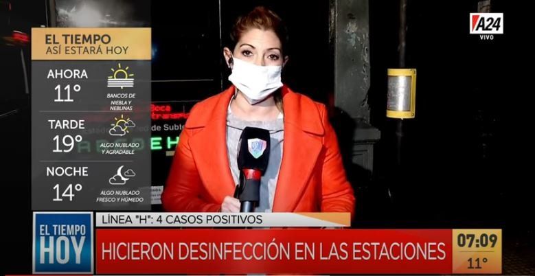 Subte: vuelve a funcionar la línea “H”, tras cuatro empleados con coronavirus