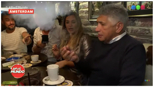 ¿Marley fumó marihuana en vivo junto a Belén Francese?