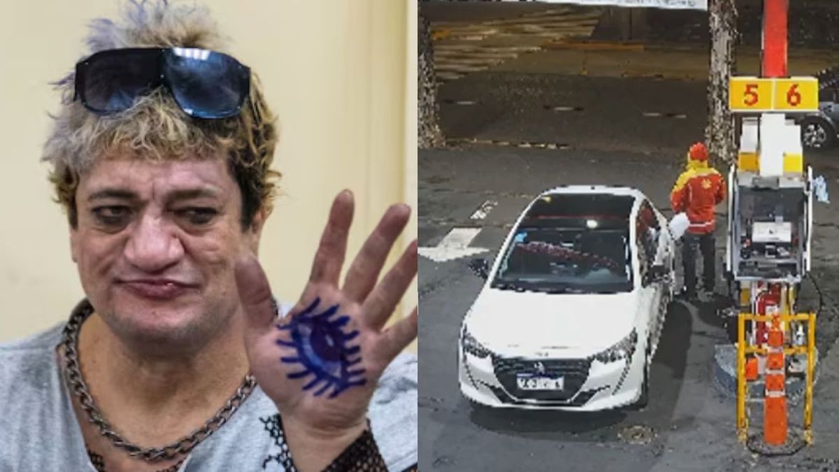 Pity Álvarez chocó contra un auto que cargaba nafta y se fue: el video.