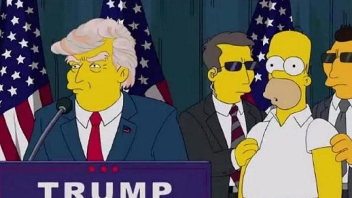 Los Simpsons predijeron la presidencia de Donald Trump en Estados Unidos (Foto: Predicciones Simpsons). Los Simpsons predijeron la presidencia de Donald Trump en Estados Unidos (Foto: Predicciones Simpsons).