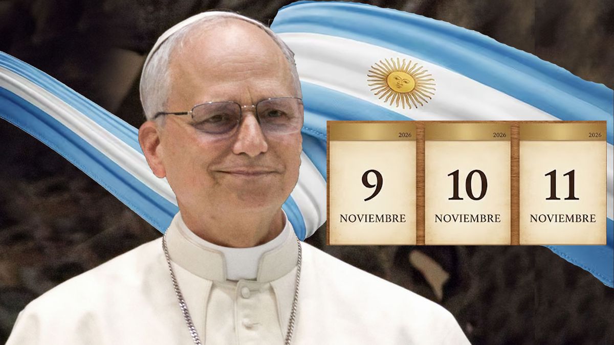 Los feriados en noviembre por la visita del Papa. (Foto: A24.com)