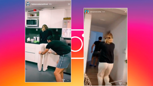 Fabián Cubero le bajó el pantalón a Mica Viciconte y ella se vengó de su pareja