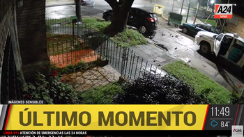 Impresionante impacto: chocaron y se quisieron fugar a pie por el Hipódromo de San Isidro