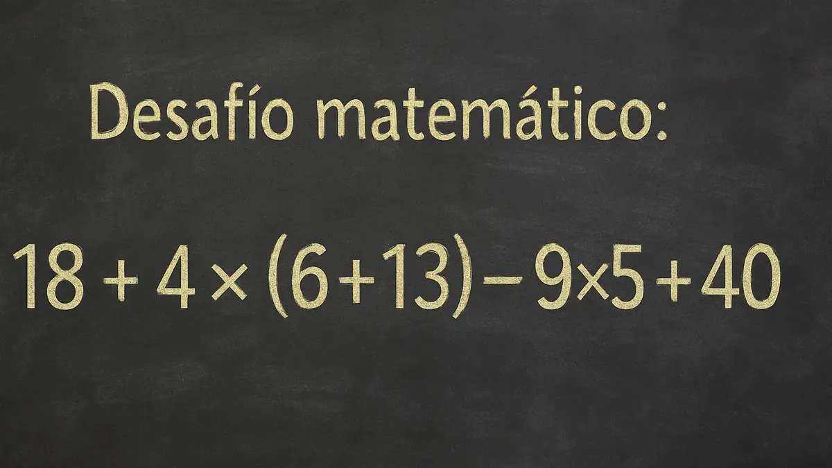 La regla esencial para resolver este desafío matemático es conocido como PEMDAS (por sus siglas en inglés) o jerarquía de operaciones.