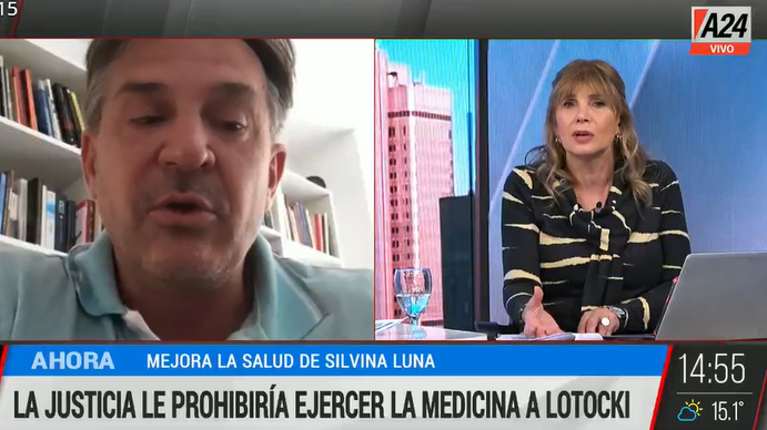 Aníbal Lotocki: una medida de la Cámara le podría impedir el ejercicio de la medicina