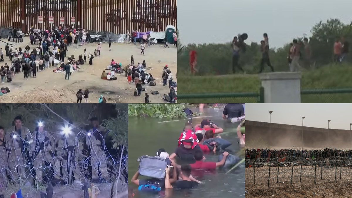 Tensión en la frontera entre EE.UU. y México por el cambio con los inmigrantes ilegales (Foto: A24.com)