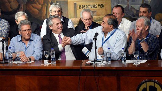Una CGT “grande” y acuerdo de salarios, los nudos con los que Alberto quiere atar al sindicalismo