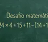 Desafío matemático: ¿en cuánto tiempo lográs resolverlo?