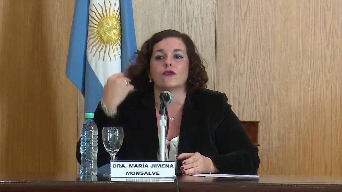 La jueza María Jimena Monsalve