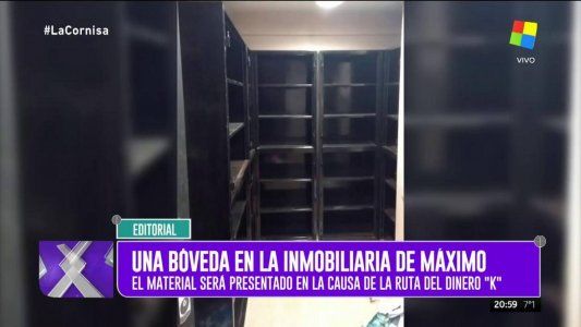 Exclusivo: el video de la bóveda que tendría Máximo Kirchner en Santa Cruz