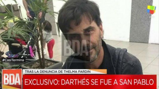 En medio de las denuncias por violación y acoso, Juan Darthés viajó a Brasil