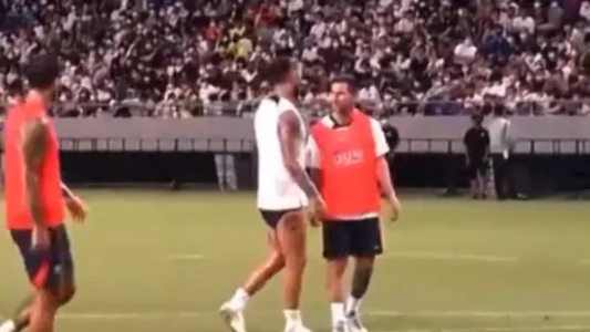 ¡Se picanteó! Lionel Messi se enojó con Sergio Ramos en el entrenamiento