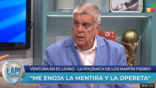 Luis Ventura bancó las siete nominadas a conducción femenina en los Martín Fierro y sorprendió al elegir a quién votaría