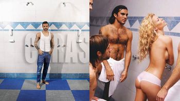 Cubero posó en el mismo vestuario donde conoció a Nicole: Ya no la extraño