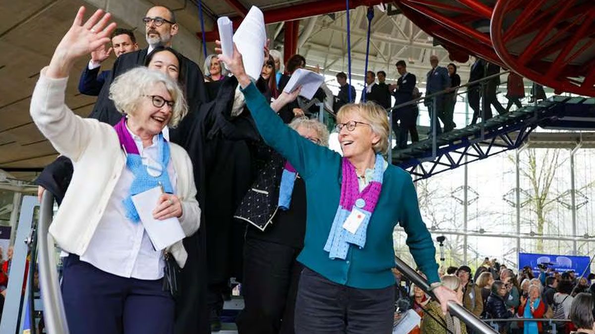 Las mujeres celebran un fallo histórico en favor del medio ambiente.