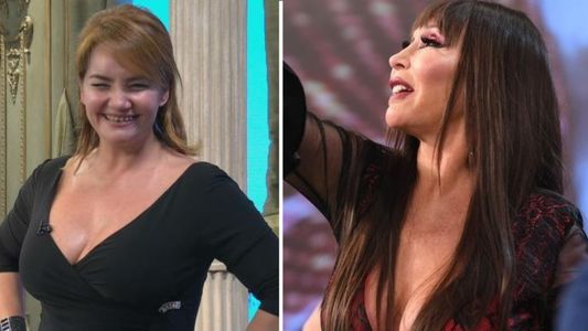 Moria Casán estalló al ver el mano a mano de De Brito con Nancy Pazos