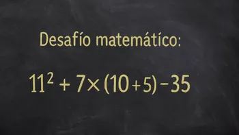 Desafío matemático: ¿en cuánto tiempo lo podés resolver?