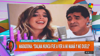 Dalma Maradona dispara contra Diego tras la nota de Intrusos: El peor error que cometimos mi hermana y yo es...